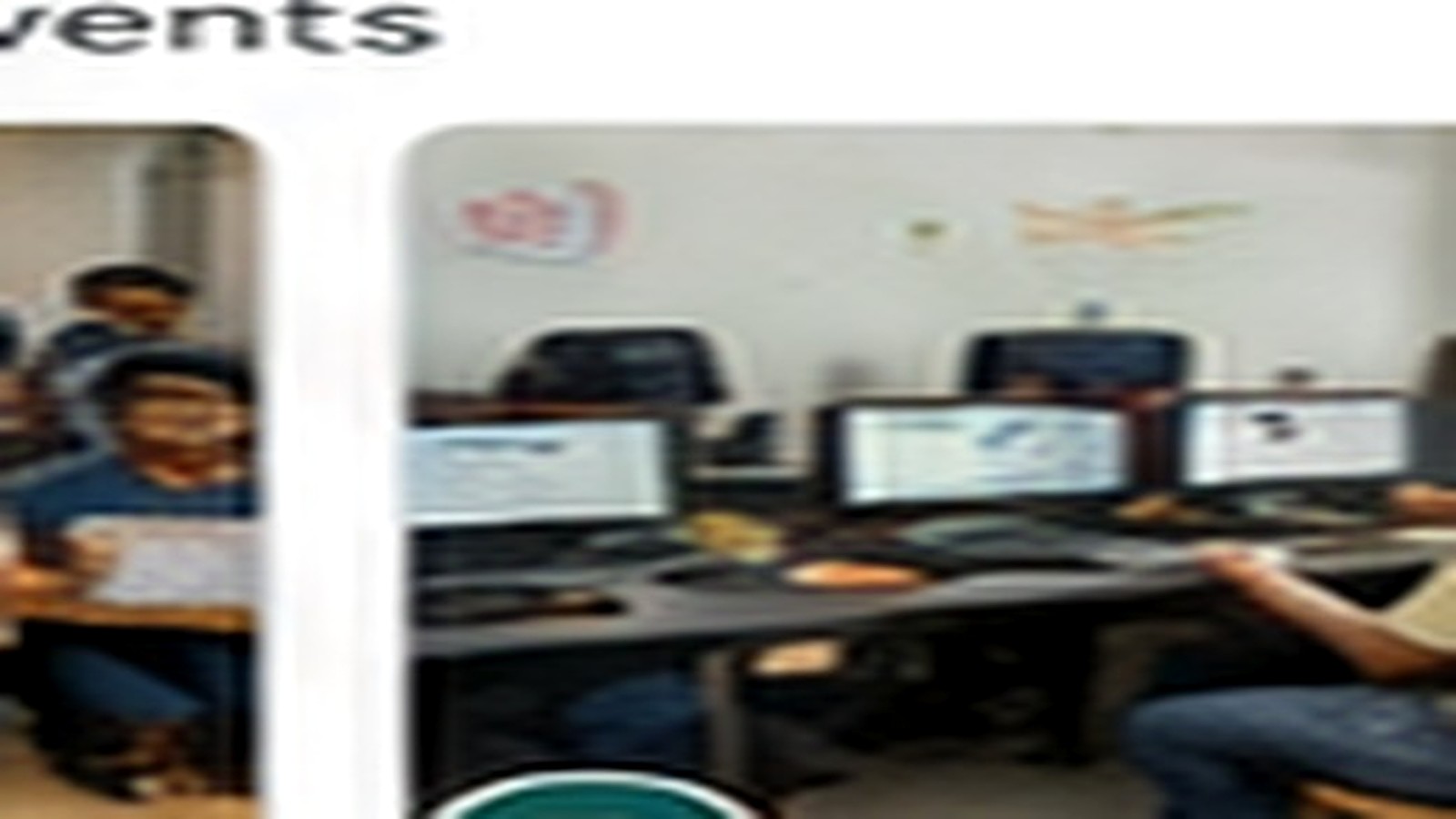 Students learning in a technology laboratory